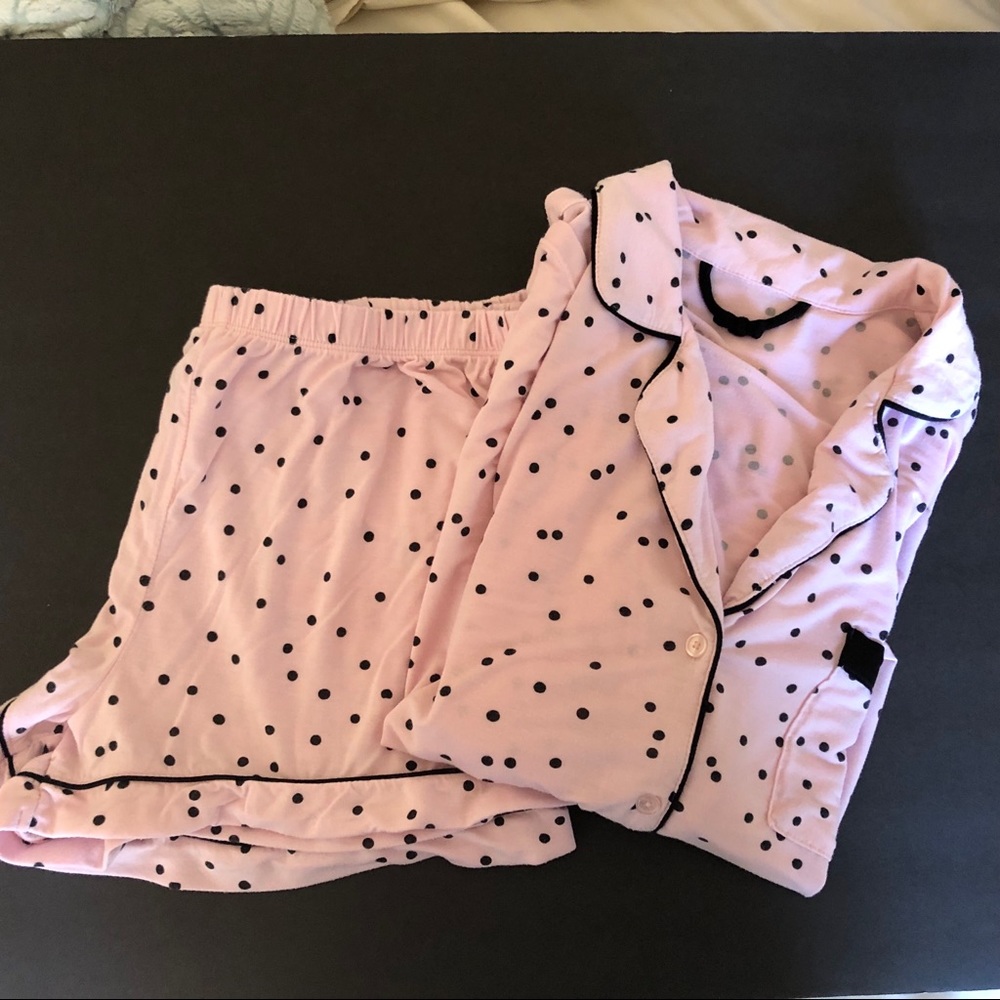 Kate Spade short pajamas. Medium pink